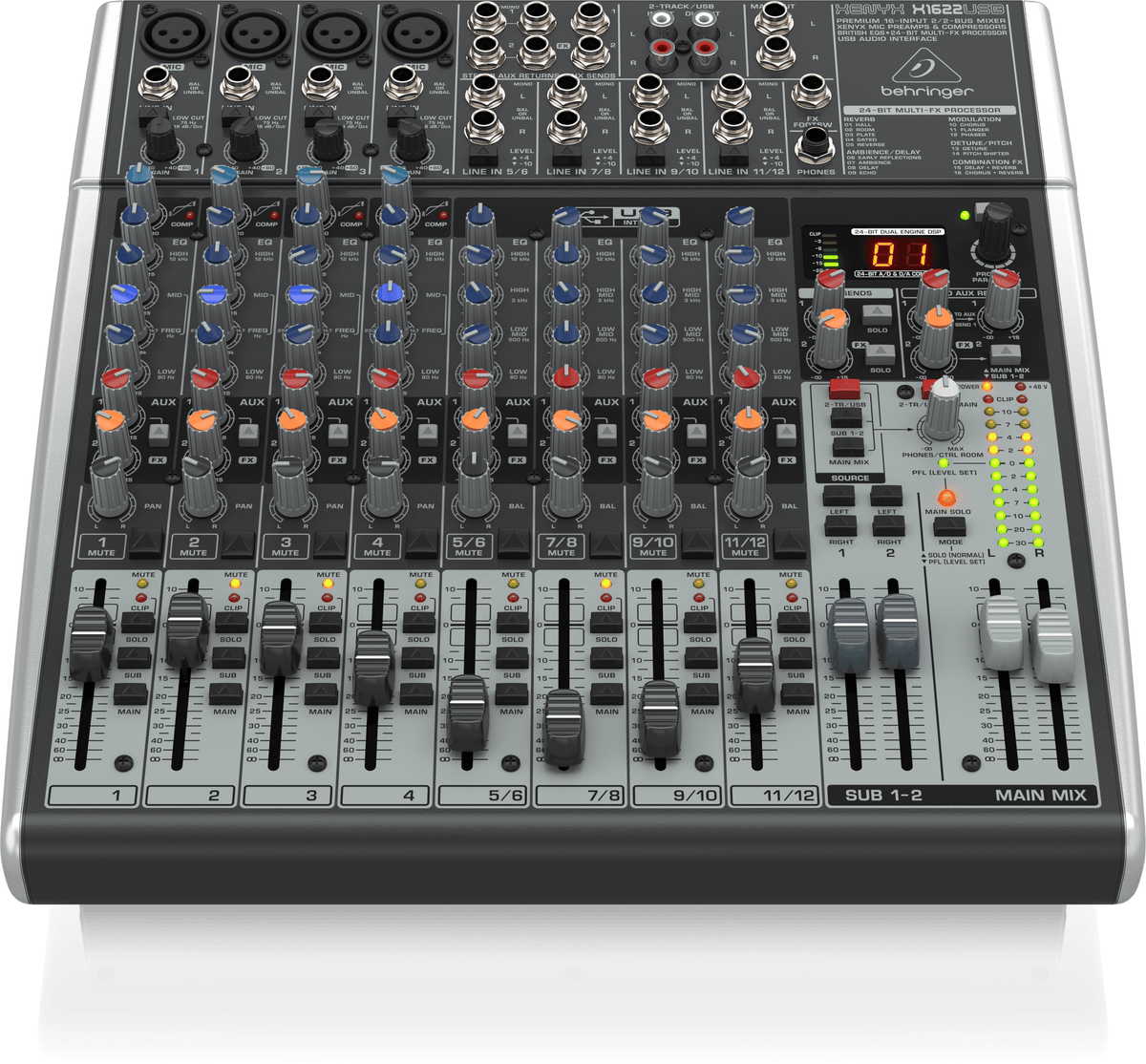 Behringer Xenyx X1622USB - Analog Mixer