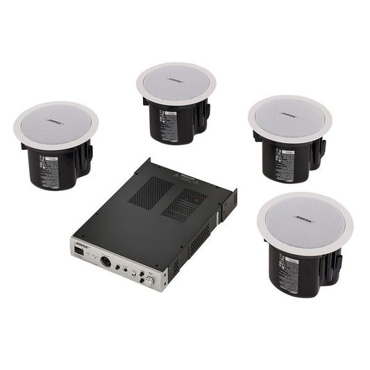 Bose Professional AudioPack Pro C4W Set of four ceiling speakers and a amplifier 