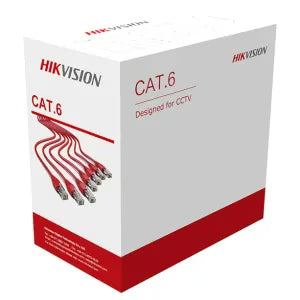 CAT6-HIKV DS-1LN6U-W/CCA -  Hikvision DS-1LN6UU-CCA 305 m CAT6 UTP Network Cable (CCA,0.565 mm)