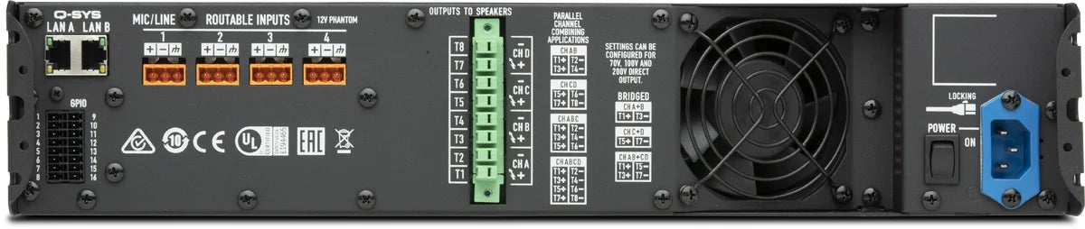 QSC CX-Q 8K4 - Network Amplifiers