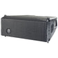 Black speaker with honeycomb pattern 