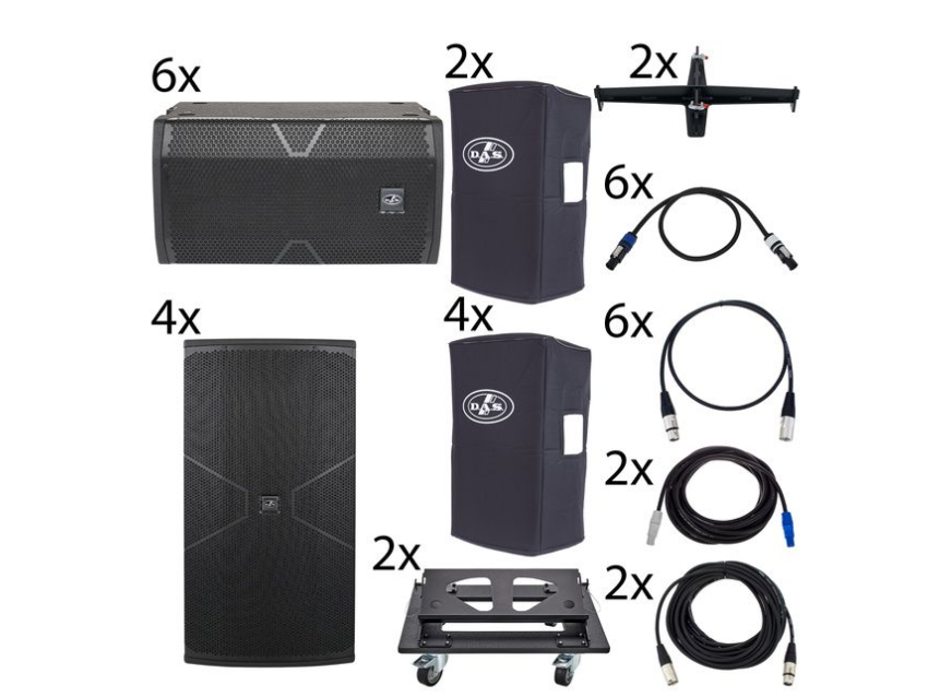 DAS Audio Vantec 6x20A/4x218A Bundle