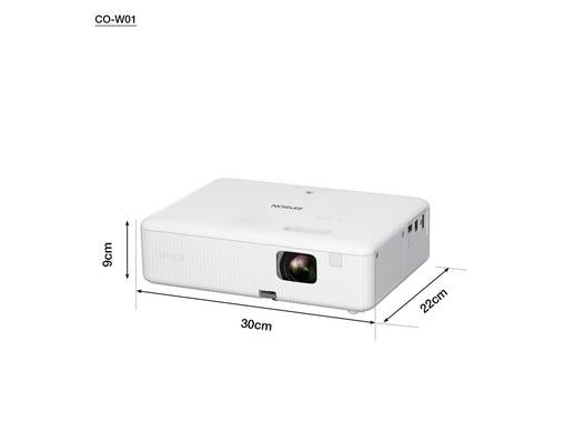 EPSON CO-W01 3000 Lumens 3 LCD HD Quality WXGA Projector