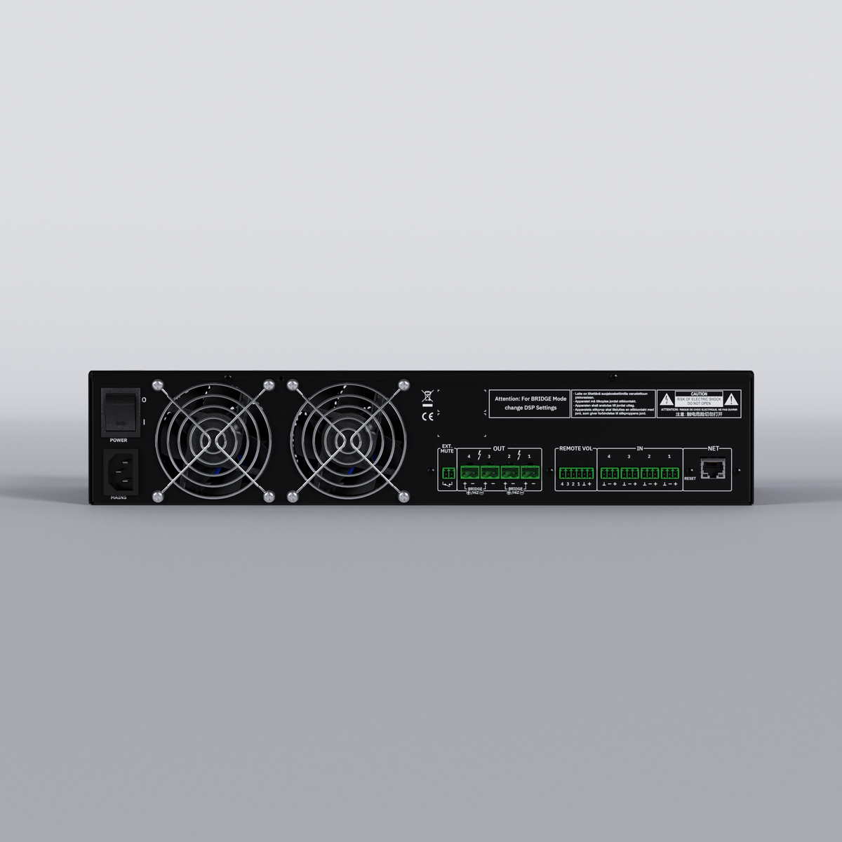 ECLER HADA-4B500 - DSP Amplifier