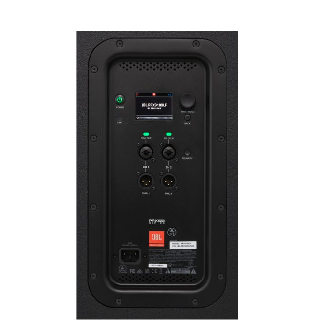 JBL PRX918XLF Subwoofer back panel