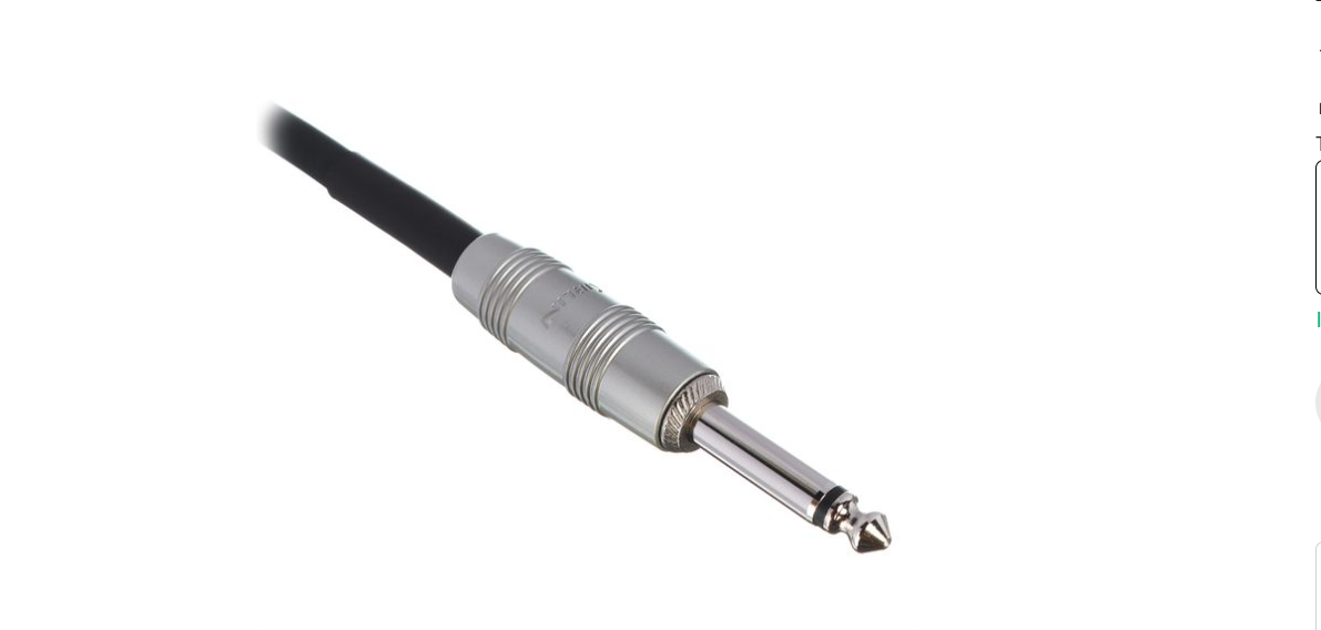 Kirlin Instrument Cable 3m Black