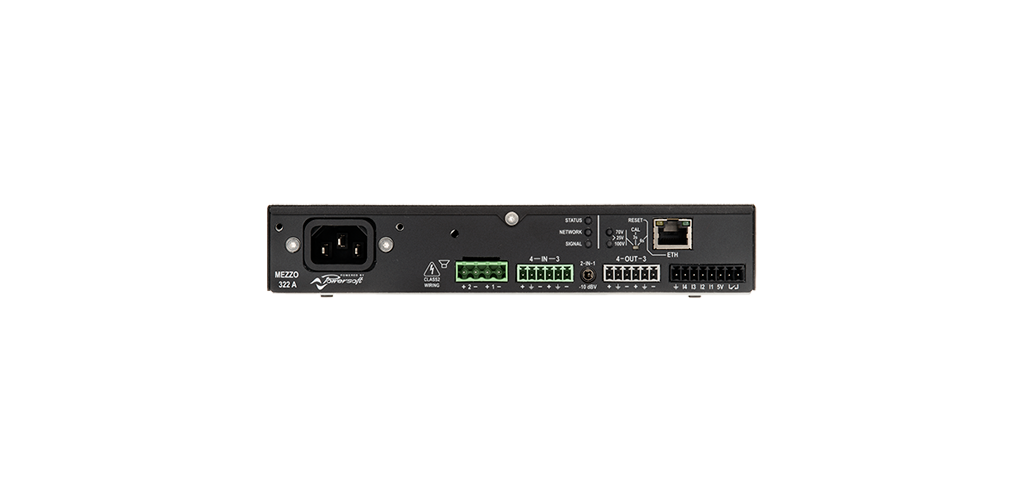Powersoft MEZZO 322 A - Open Architechure