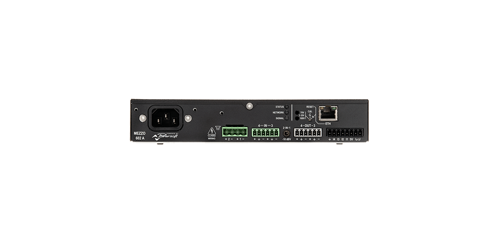 Powersoft MEZZO 602 A - Open Architechure