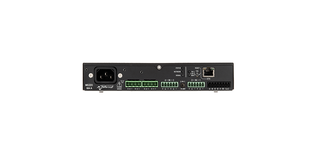 Powersoft MEZZO 604 A - Open Architechure