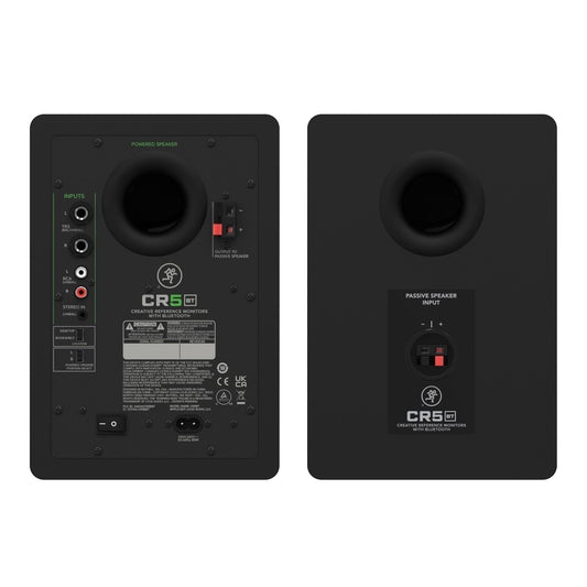 Mackie CR5BT 5.25" Powered Studio Monitors w/ Tone Control and Bluetooth