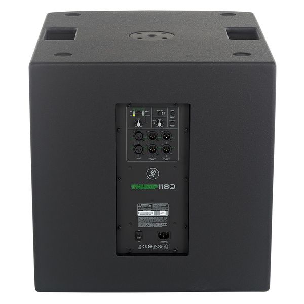Mackie Thump 118s subwoofer back view