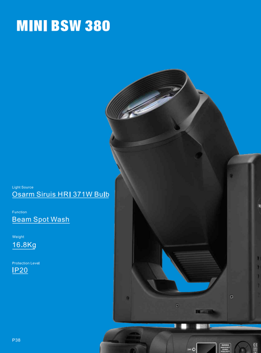 Meanreal Mini BSW 380 - Moving Head Lights