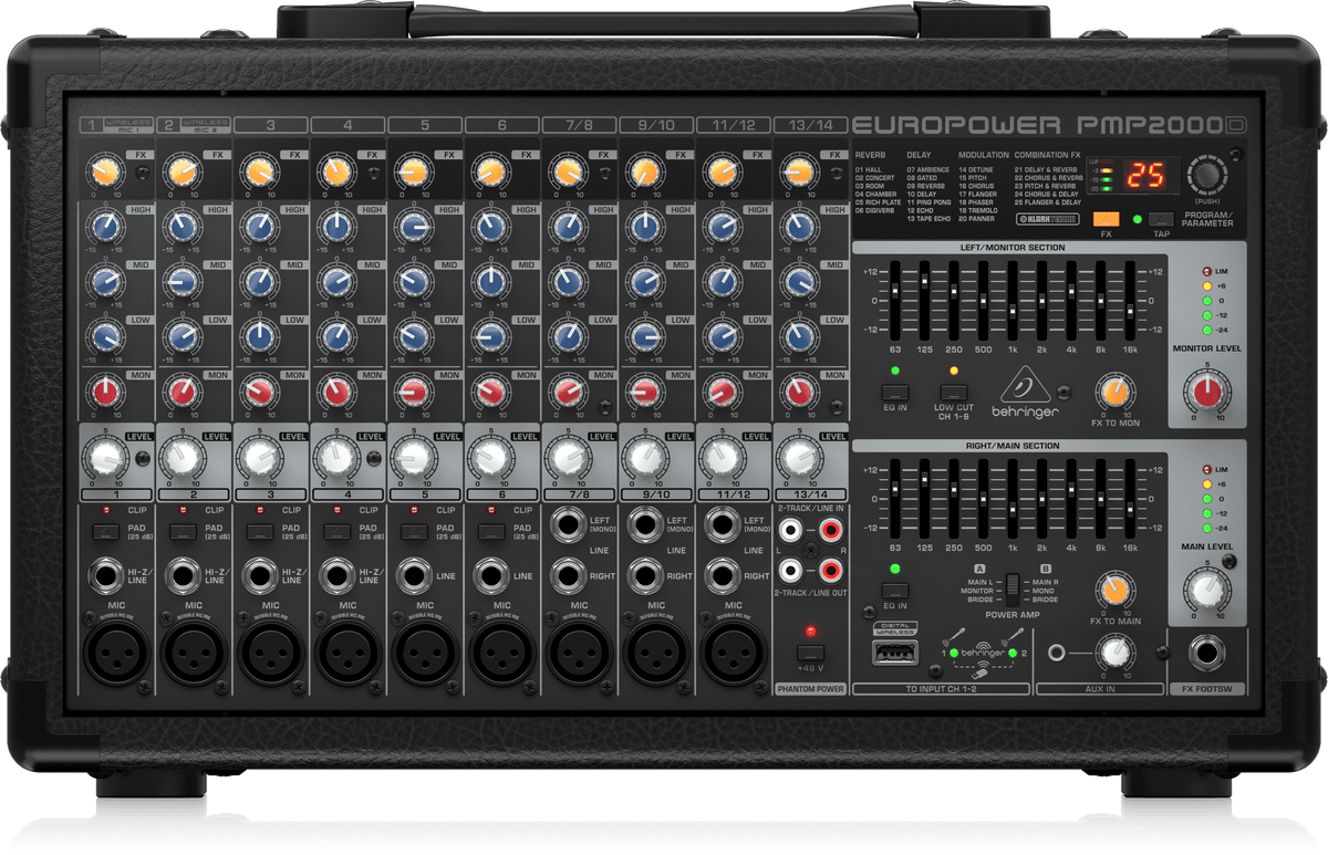 Behringer PMP 2000D - Powerd Mixers