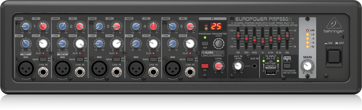 Behringer PMP 550M - Powerd Mixers
