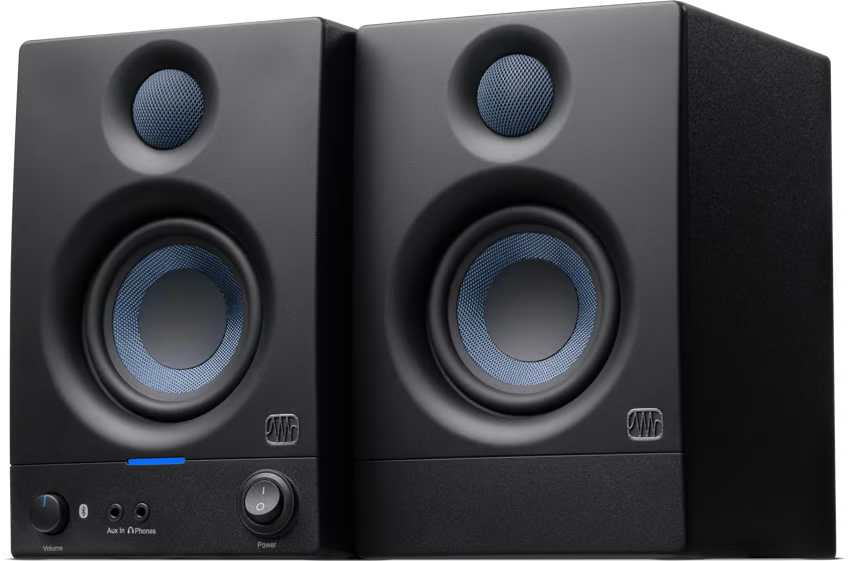PreSonus Eris E3.5BT 3.5-inch Powered Bluetooth Studio Monitors – 2nd Generation (White)