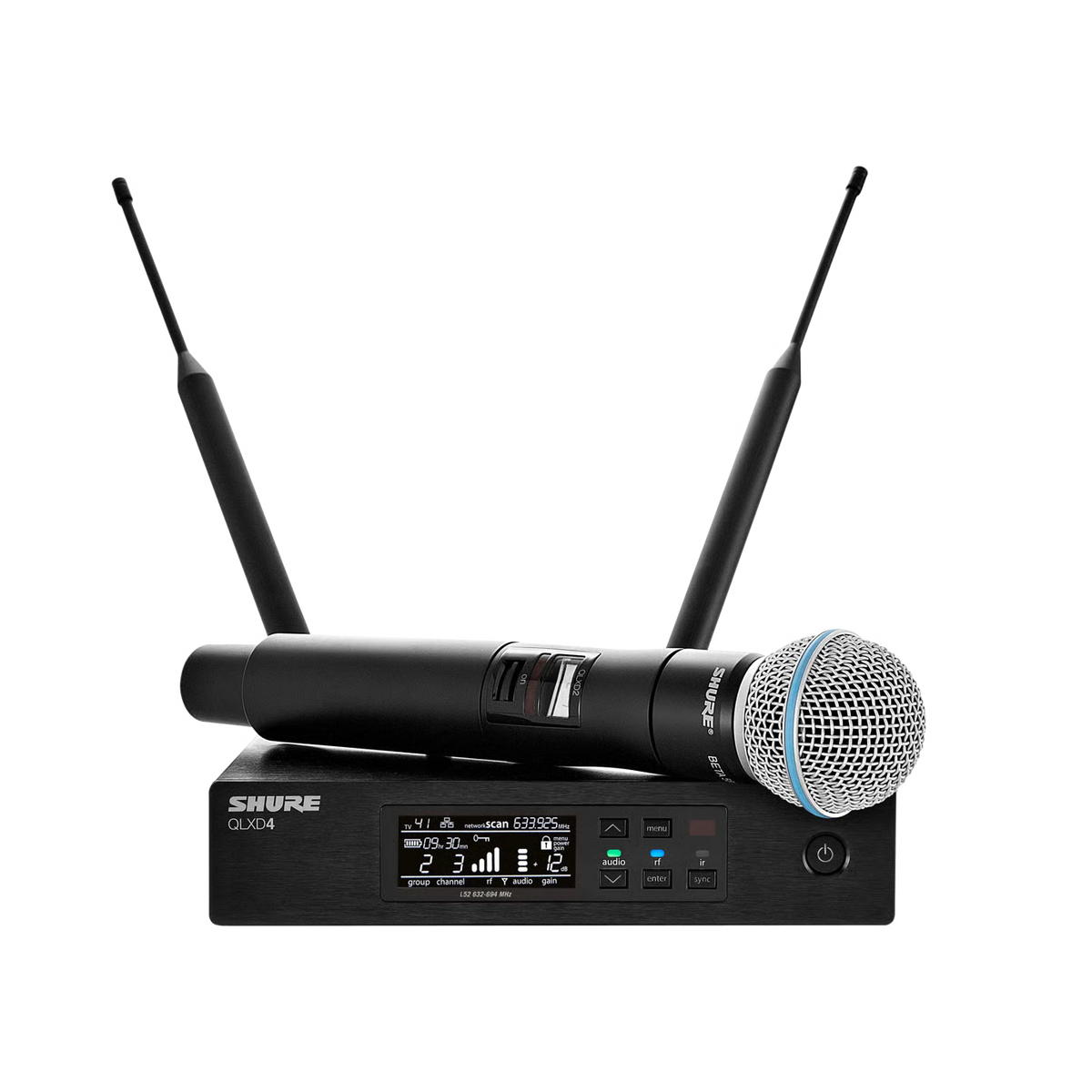 Shure QLXD24/B58 - Wireless Microphones Hand Held