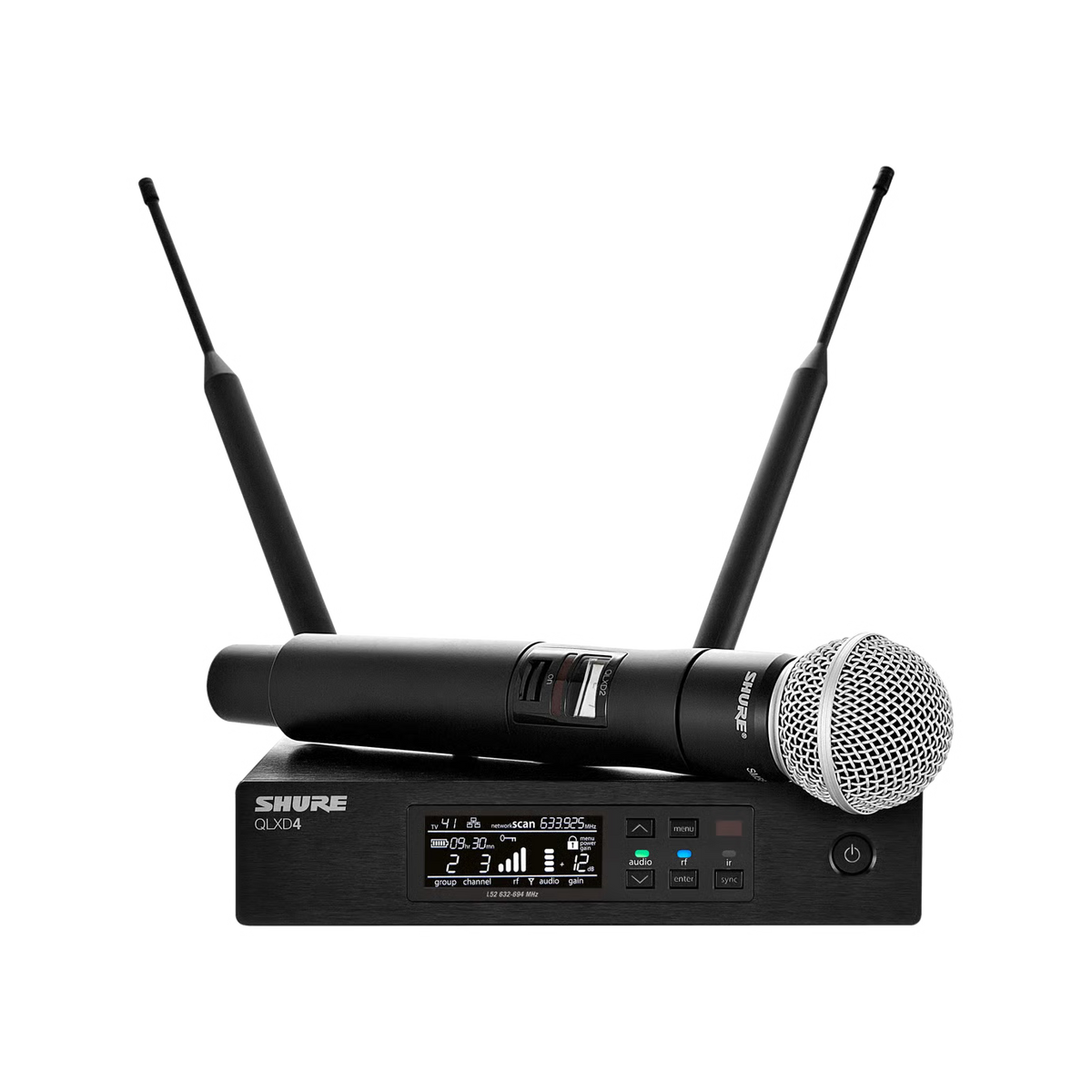 Shure QLXD24/SM58 - Wireless Microphones Hand Held