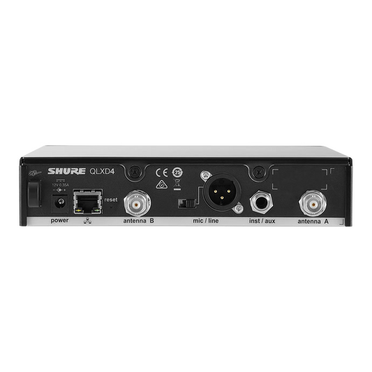 Shure QLXD4  - Wireless Microphones Hand Held