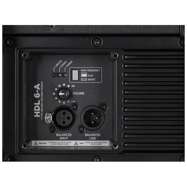 Back panel of RCF 8xHDL6-A/2xHDL12-AS Bundle
