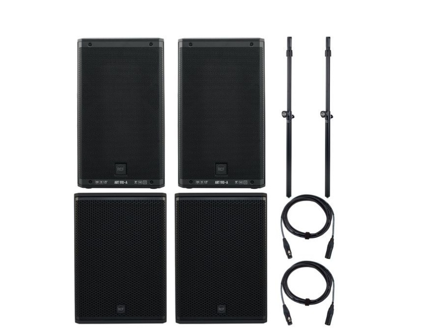 RCF ART910/905AS Power Bundle