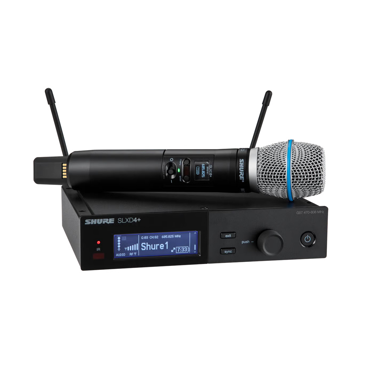 Shure SLX D24/B87A - Wireless Microphones Hand Held