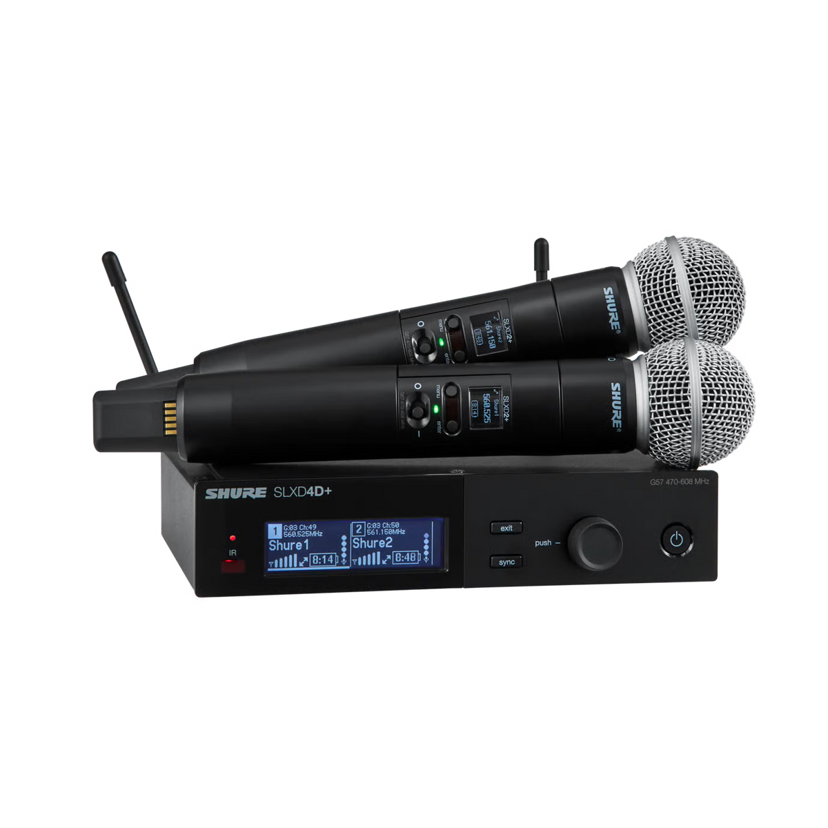 Shure SLX D24D/SM58 - Wireless Microphones Hand Held