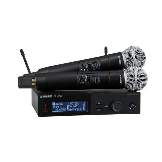 Shure SLX D24D/SM58 - Wireless Microphones Hand Held