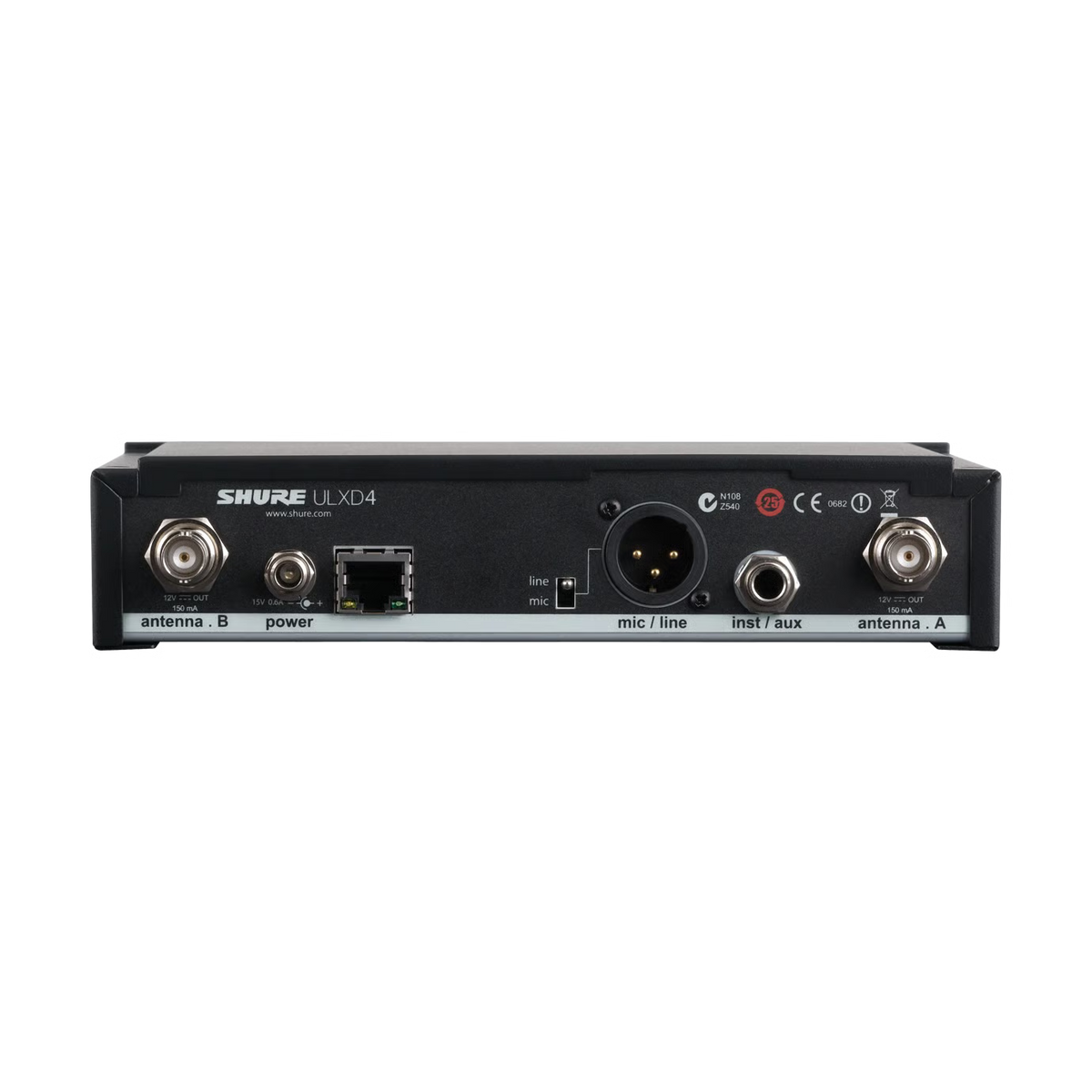 Shure ULXD4=-G51 ULXD4 WIRELESS RECEIVER - Paging Microphones