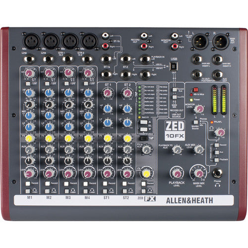 Allen & Heath ZED-10FX - Analog Mixer