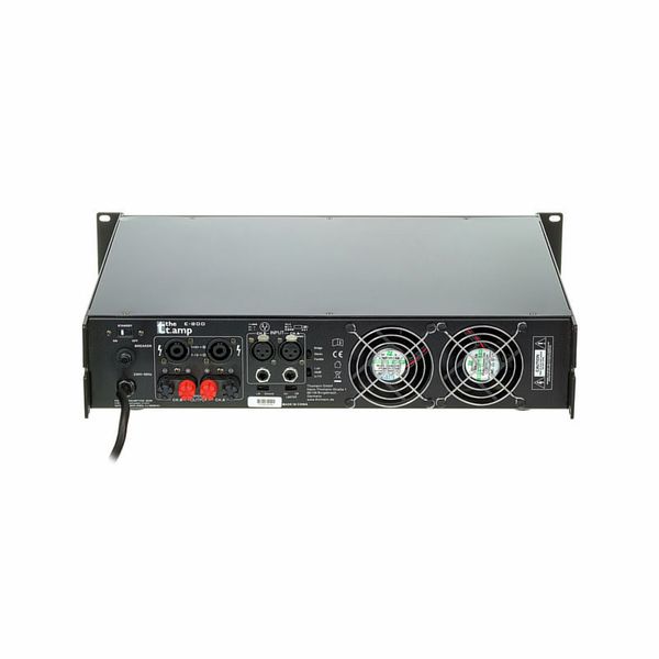 t.amp E-800 Power Amplifier back view